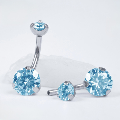 Банан Pure Blue Zircon 1.6 мм (14G) фото 2
